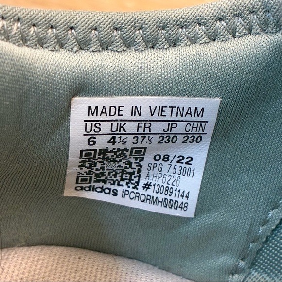 Adidas Cloudfoam Pure 2.0 Women’s Sneakers Green Size US 6 Running Walking Shoes - Picture 11 of 11